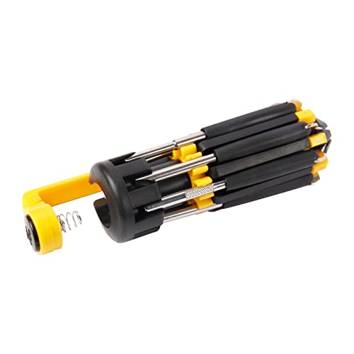 Image of 8 in 1 Multi-Functional Screwdriver Tool Set with Flashlight and Worklight for Household and Auto