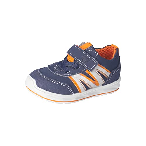 RICOSTA Ragazzo Sneaker NIRO,Larghezza: Larga (Wms), Tex,Scarpa Sportiva,Chiusura a Strappo,Scarpa Bassachiusura a Strappo,Nero (Schwarz / 090),38 EU