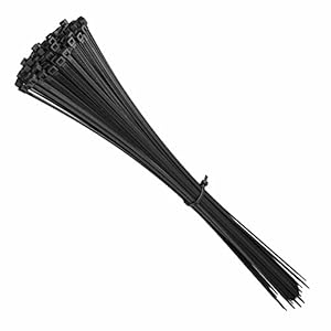 intervisio Kabelbinders Extra Lang – 430mm x 4,8 mm voor Extra Zwaar Gebruik – duurzame, professionele, uvbestendige nylon tie wraps voor kabelbeheer binnen en buiten, Zwart, 100 Stuks