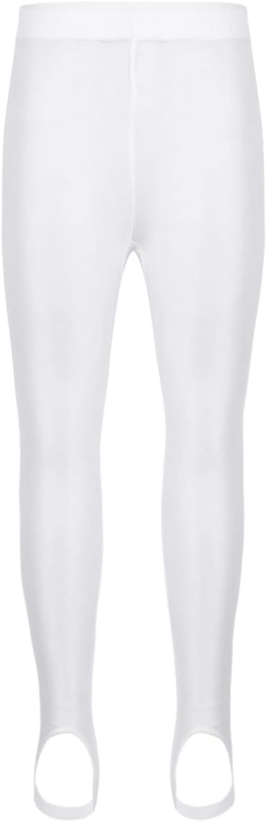 Kids Girls Boys Gymnastics Dance Stirrup Pants Leggings Sports Ballet Dancewear Tights Pantyhose