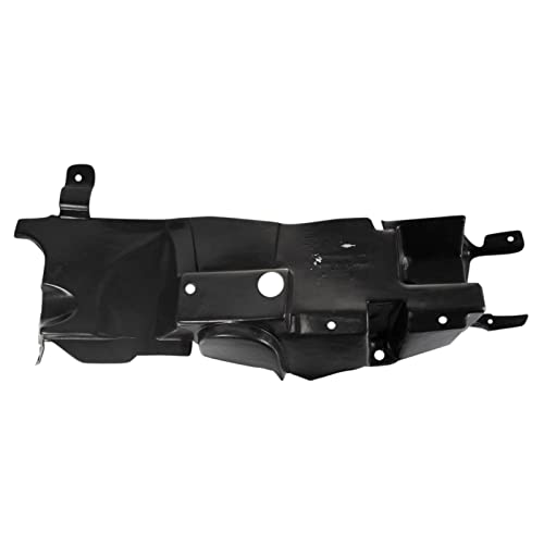 Image of TRQ Front Passenger Side Engine Splash Shield Black Compatible with 2005-2010 Pontiac G6 GM1251153