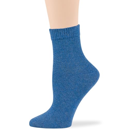 Image of 7BIGSTARS KINGDOM Women's Cotton Quarter Non-Binding Diabetic Fashion Socks-L-M-4 Pack-Multicolor