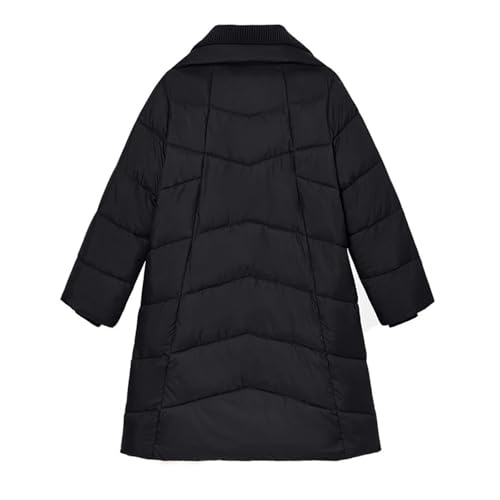 fartey Womens Parka Winter Coats Long Winter Maxi Langth Puffer Jackets Open Front Hooded Warm Parka Coat with Pockets4