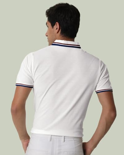 Image of Noble Monk Men's Solid Regular Fit Polo Shirt