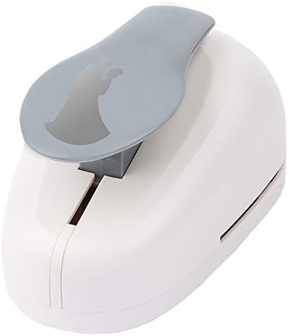 Jumbo craft punch Bride and Groom 4 x 6.3 cm Punch For Paper Gift Tag & Craft & Decoration Wedding Table Decoration Card | Hohzeits Place Cards for Church Occasions, Weddings | Extra Large