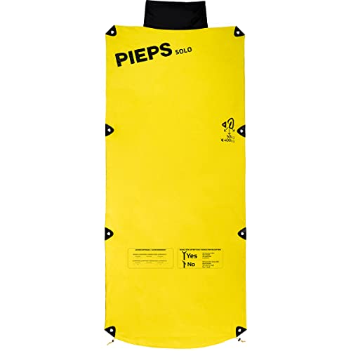 PIEPS Bivy Solo Gelb - Leichter Biwaksack, Größe 190 cm - Farbe Black - Yellow Cover