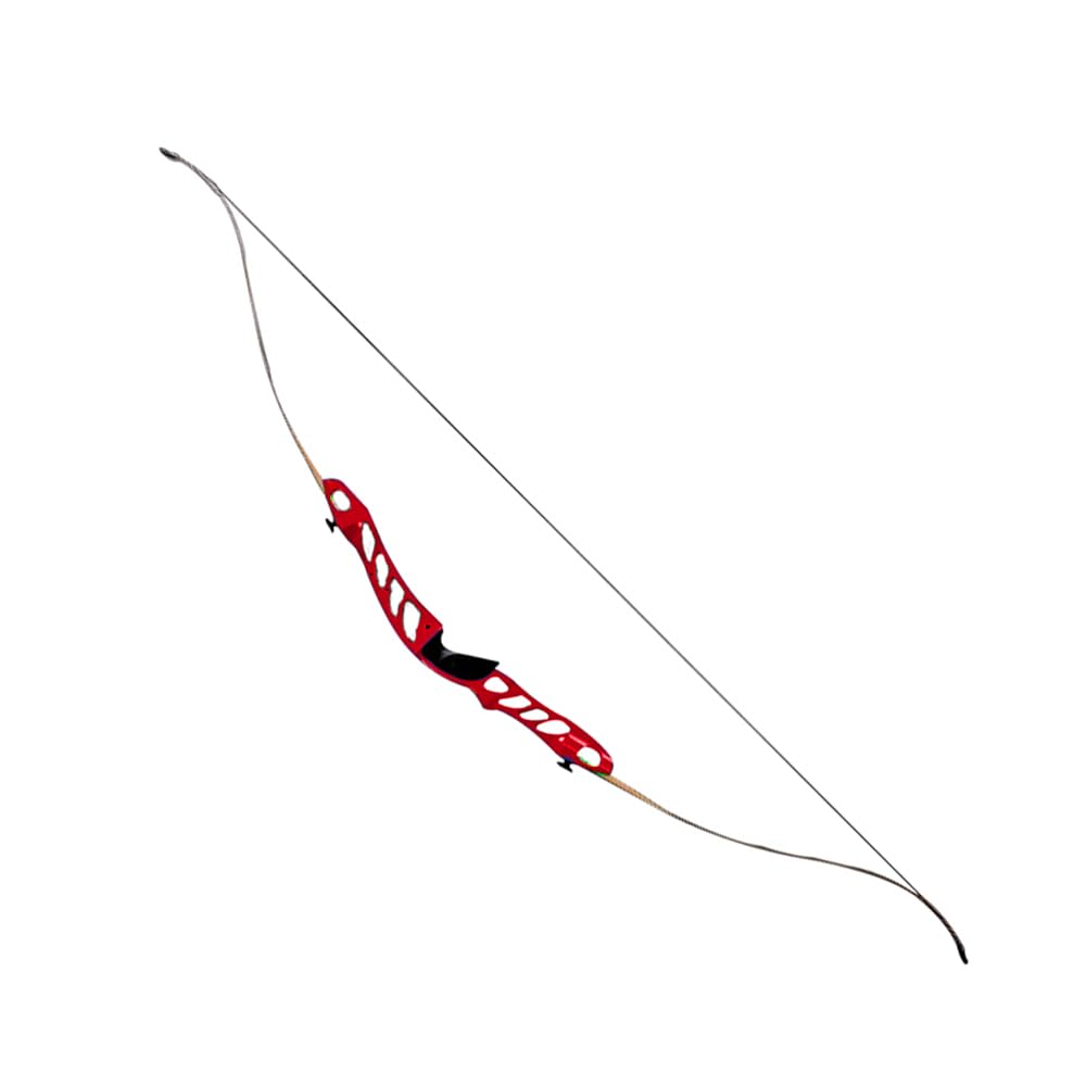 ACCMOS 68" Arco Ricurvo per Adulti Giovani Tiro con L'arco Metallo Riser 18 20 22 26 30 34 38 lbs Mano Destra Pratica Archi da Competizione (Red 22lbs Red)