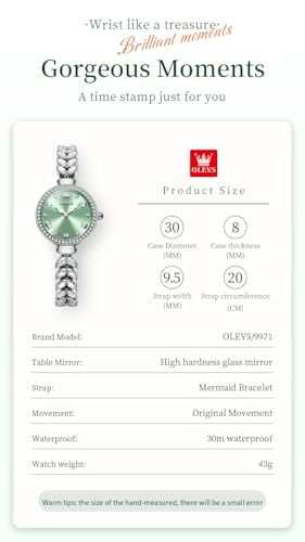 Image of OLEVS Diamond Watch for Women Luxury Dress Rose Gold Bracelet Casual Elegant Waterproof Date Ladies Quartz Wrist Watches