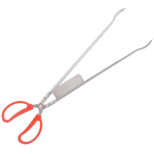 COLLBATH Stainless Steel Crab Clip and Loach Tong Bent EEL Clamp Non-Slip Multipurpose Fishing Tool for Outdoor Sea Crab Catching