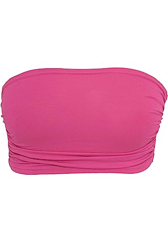 Urban Classics Camiseta para Mujer, Disponible en Muchos Colores Diferentes, Tallas XS a XL, Rosa Fucsia 00106, M