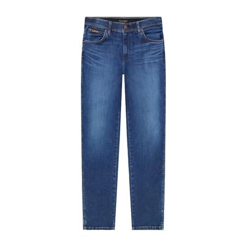 Jeans Wrangler Texas Slim Fit denim premium finitions soignées