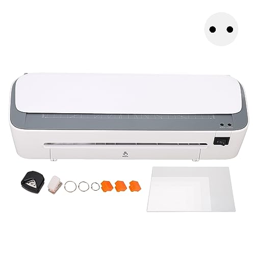 Xtevu Laminator Machine, laminatoria termica e laminatorio caldo a freddo, macchina laminatoria A4 con taglierine di carta e rounder d'angolo per le scuole di ufficio