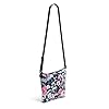 Vera Bradley Women's Recycled Lighten Up Reactive Hipster Crossbody Purse, Garden Picnic, One Size
