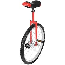 Ringmaster 24 Inch Wheel Unicycle Adjustable Height Unicycle Bike, Training Balance One Wheel Bike Cycling Unicycles for Adults Kids, Daily Fitness Exercise, Cycling, Balance Training Red