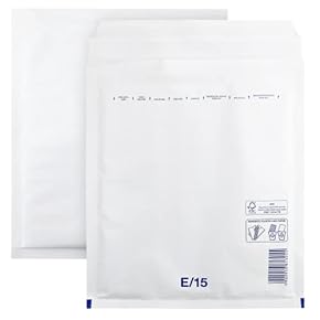 Buste A Bolle Imbottite - 215x150mm Bianche Per Spedizioni - Confezione Da 100 - Foto 10