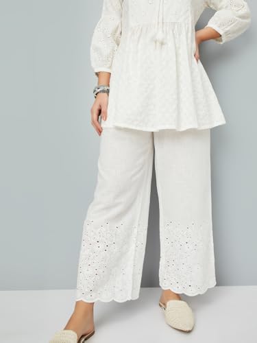 Image of Max Women's Regular Fit Mid Rise Palazzo