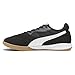 Puma Mens King Top Indoor Trainer Soccer Shoes, Puma Black-Puma White-Puma Gold, 10.5, Medium