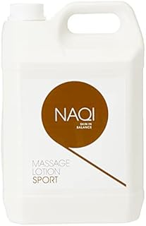 NAQI Massage Lotion, Sports Massage Oil Rich Lotion Provides Intense Hydration, Pre Workout & Post Workout Recovery Treatment, Enhanced Recovery & Performance, 1 x 5 Litre
