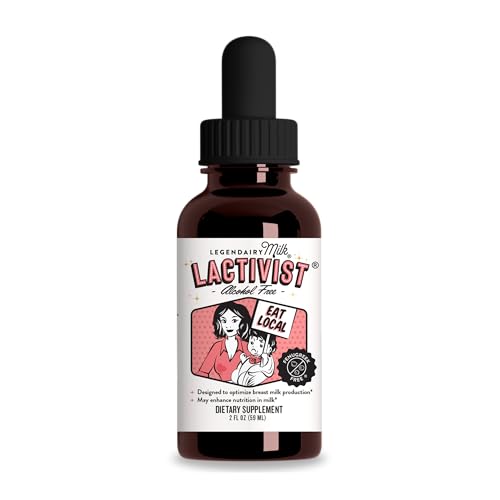 Image of Legendairy Milk Lactivist Drops, Breastfeeding Supplement to Increase Breast Milk Supply, Organic Torbangun for Lactation, Made in USA, Alcohol Free, 2 Fl Oz