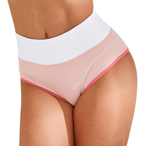Vestido sin tirantes de pluma, ropa interior triángulo sexy de cintura alta para mujer, color sólido, gran tamaño, ropa interior sexy exótica, rosa, L