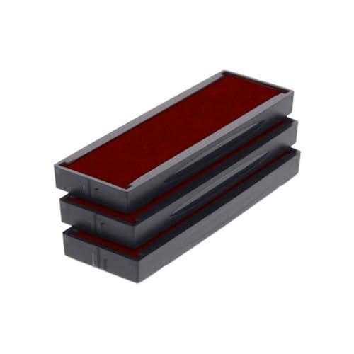 Trodat 6/4925 cartouche d'encre rouge en lot de 3 pour tampon encreur