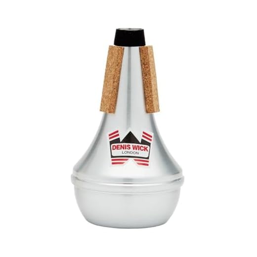 DENIS WICK Sordina para trompeta en Re o corneta en Mi bemol recta de aluminio (5520)