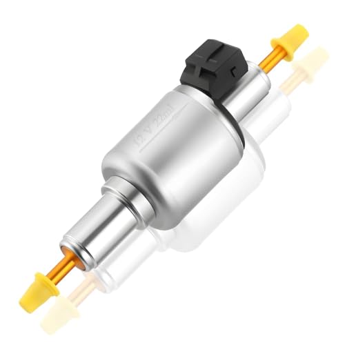 Wzhtuzi Pompa Dosatrice Carburante, 12V 22ML Pompa Carburante Elettrica Pompa Carburante Riscaldatore da Parcheggio con Coperchio della Pompa Dell'olio Pompa Universale per Riscaldatore