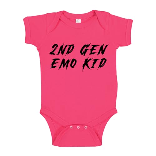 Image of 2nd Generation Emo Kid Baby One Piece Bodysuit Or Toddler Shirt Emo Daddy and Mommy Gift