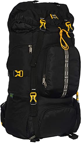 matsun Travel bag trekking bag mountaineering bag Hiking Backpack Black Black