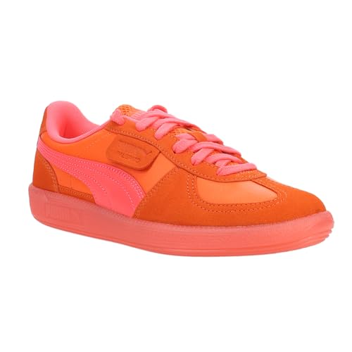 PUMA Womens Palermo Citrus Lace Up Sneakers Shoes Casual - Orange - Size 7 M2