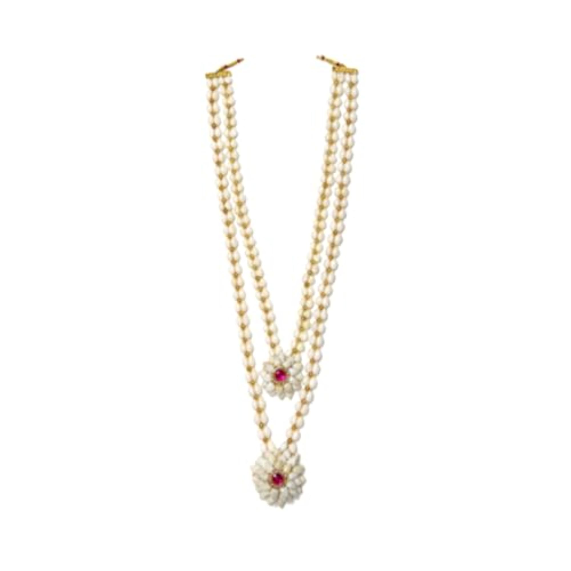 Lightweight Mogra Buds with Pink Stone Stud Earring Set