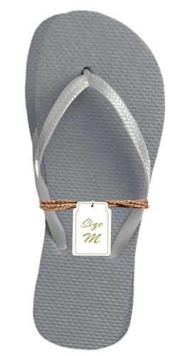 Image of Winterlace Bulk Flip Flops for Wedding Guests 48 Pairs Reception Slippers Destination Beach Pool Spa Sandals Wholesale Pack
