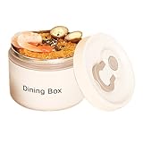 Recipiente Térmico Para Alimentos - Caja Térmica Para Sopa Caliente | Recipiente bentto Grande A Prueba De Derrames Con Asa De Transporte, Termo Portátil Y Reutilizable Para Viajes, Campamentos, Picni