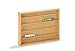 Inter Link Simply Vitrina de madera MDF y vidrio, Marrón, 80 x...