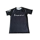 Iron Jiu Jitsu Short Sleeve Rash Guard - BJJ No-Gi or Gi Rash Guard for Jiu Jitsu, MMA, Wrestling, and Combat Sports (Medium, m) Black