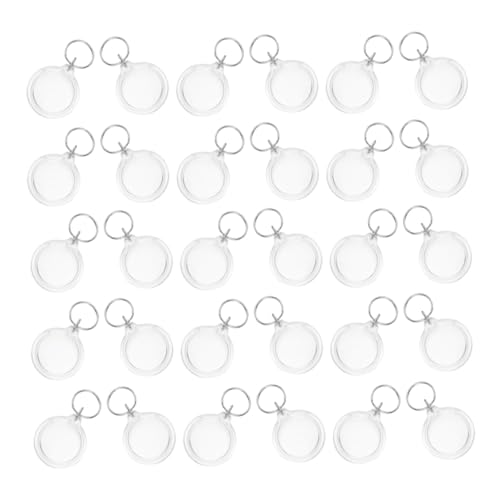 Porte-clés Cadre Photo rond anti-rayures pour protéger vos images et ne plus perdre vos clés