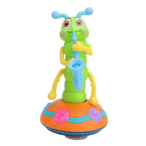 GARIOUANS Chenille Lumineux Musical pour Garçon Fille avec Lumière et Danse Cadeau Éducatif Précoce pour Garçons et Filles Couleur Aléatoire Couleur...