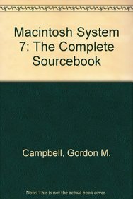 Paperback Macintosh System 7: The complete sourcebook Book