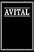 Produktbild Avital: Black Lined Writing Notebook Journal with Personalized Name Avital, 6x9, 120 Pages