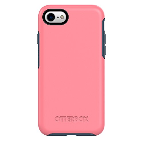 OTTERBOX Symmetry Series Case for iPhone SE (2nd gen - 2020) and iPhone 8/7 (NOT Plus) - Retail Packaging - Saltwater Taffy (Pipeline Pink/Blazer Blue) by OtterBox - Used condition - US$20.51