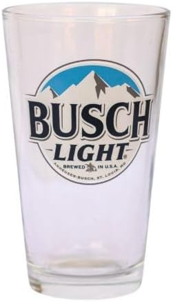Miniatura 3 de Busch Light Signature - Juego de 4 vasos de pinta de 16 onzas