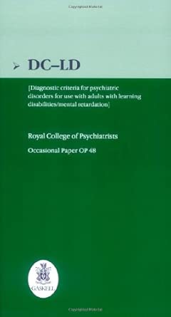 DC-LD: Diagnostic Criteria for Psychiatric Disorders for Use with ...