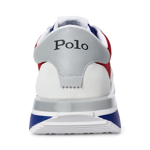 POLO RALPH LAUREN Men's Train 89 Logo Leather & Oxford Sneaker3