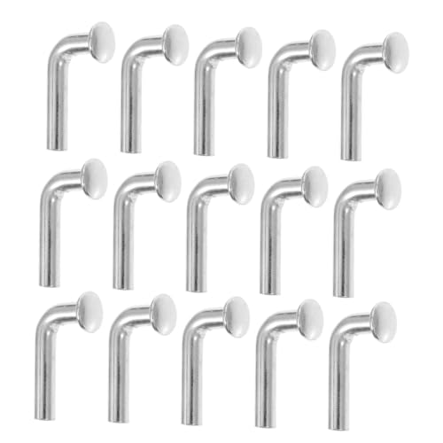 Hoement 50個高強スチール製パレットラック用ドロップピン フラットヘッドリベット設計 型ロックピン付き 重量物保管に