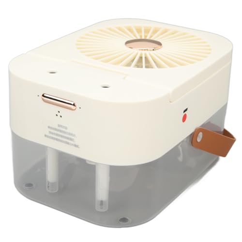 Humidificateur ventilateur portable double pulvérisation télécommande USB - 3
