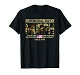 Murph Challenge Memorial Day Patriotic WOD American Flag Women Men T-Shirt