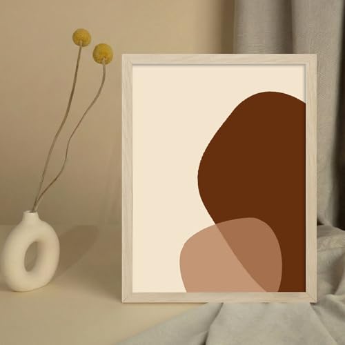 Image of LaVie Home 8.5x11 Picture Frame for Wall Display, 8.5x11 Oak Picture Frame with HD Plexiglas, 8.5 x 11 Poster Frame 1 Pack, Display Frame for Vertical or Horizontal, Classic Collection
