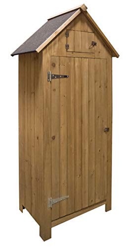 Brundle Gardener Beach Hut Tool Shed in Natural Finish