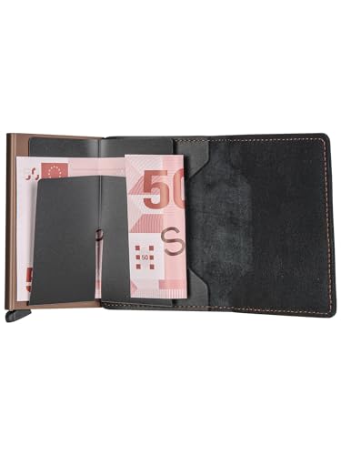 Image of Secrid Slim Wallet Original Leather With Rfid Safe Card Case