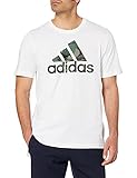 Herkunftsland:- Kambodscha adidas Herren M Camo T Shirt, White/Legacy Green, L EU